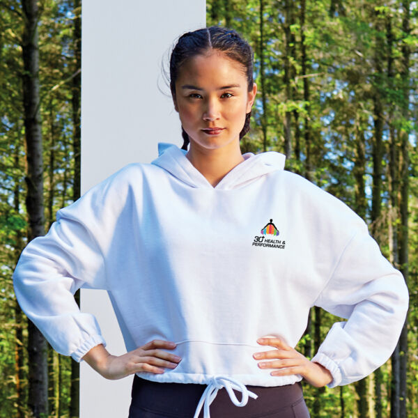 30plushealthandperformance  - Women's Cropped Oversize Hoodie Thumbnail